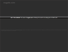 Tablet Screenshot of nugate.com